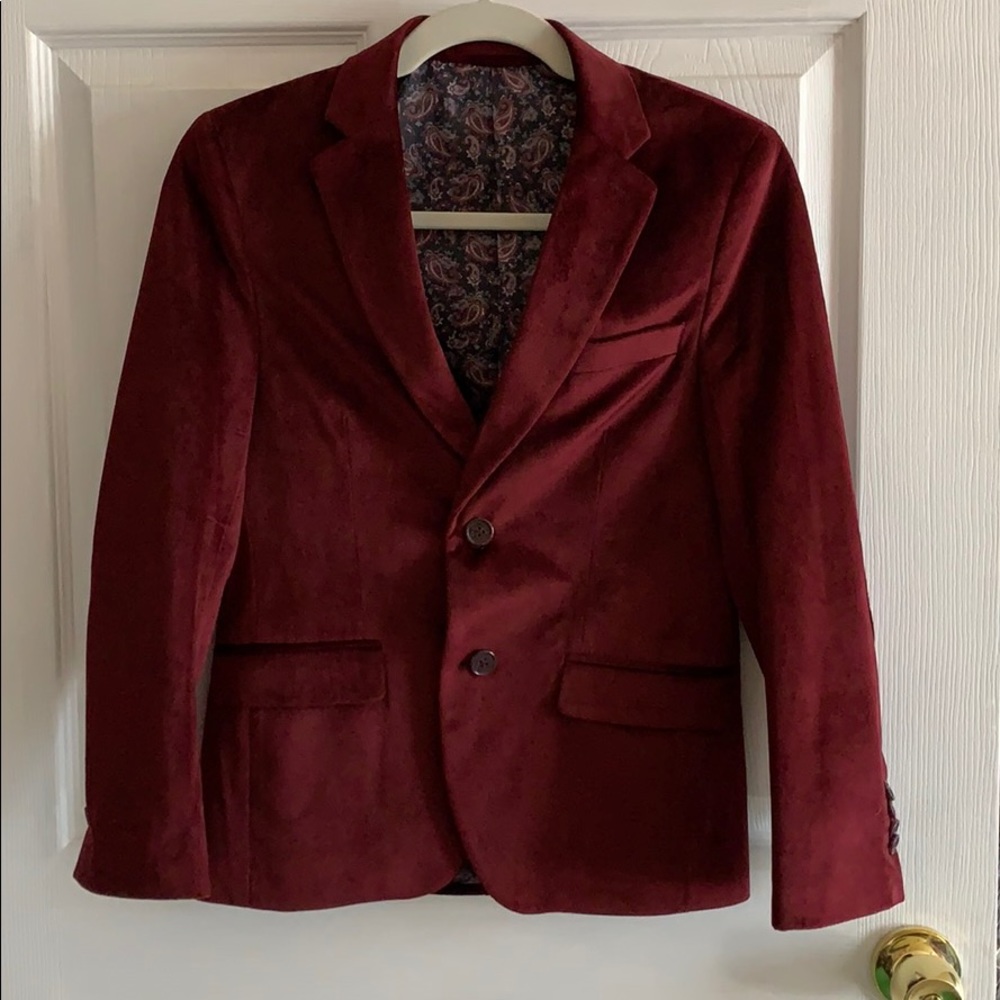 Velvet suit jacket